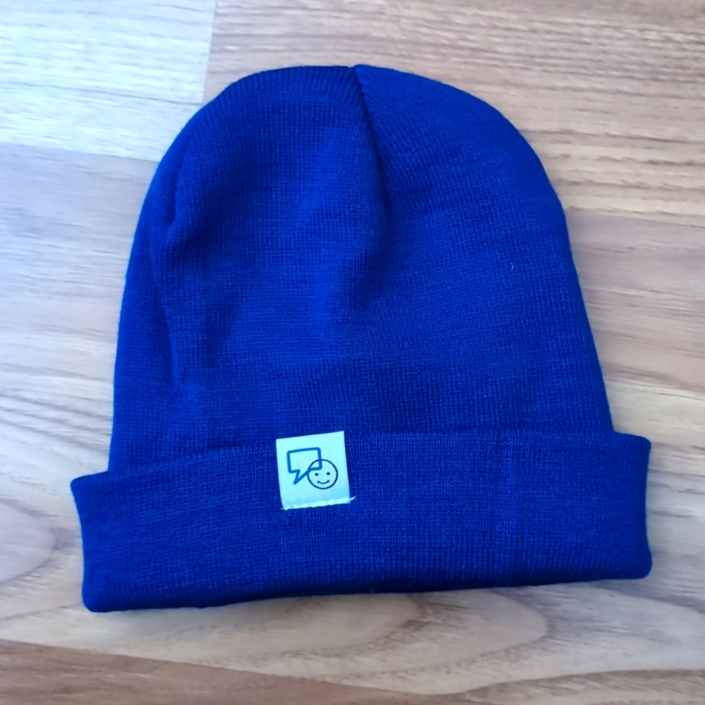 Bell Let's Talk Toque in Blue with White tag
